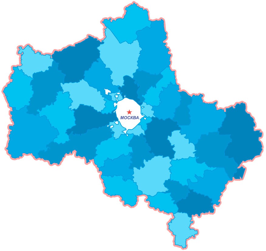 Мы работаем по всем крупным городам Московской области
